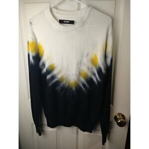 XRay Jeans Men's Sweater Arrow Tie Dye Crew Neck Long Sleeve Casual